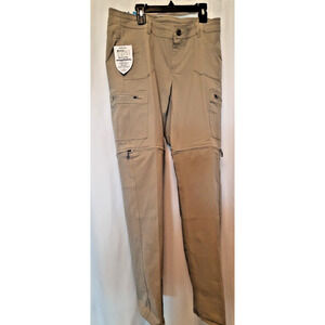 Kuhl 10 Regular NWT Convertible tan pants KURVE msrp $99 turn into shorts too